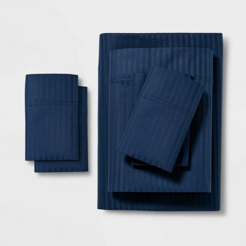 Twin/Twin XL 4pc 400 Thread Count Damask Sheets